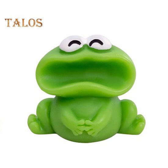 Мини-фигурки лягушек, мультяшная лягушка с большим ртом, статуэтка для мохового ландшафта, аксессуары для цветочных горшков, миниатюрное настольное украшение из смолы для автомобиля, домашнего декора