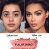 7 Color Blusher Highlight Contour Palette Make Up Pearl Natural Finish Matte Sheer Coverage Blush Pallete