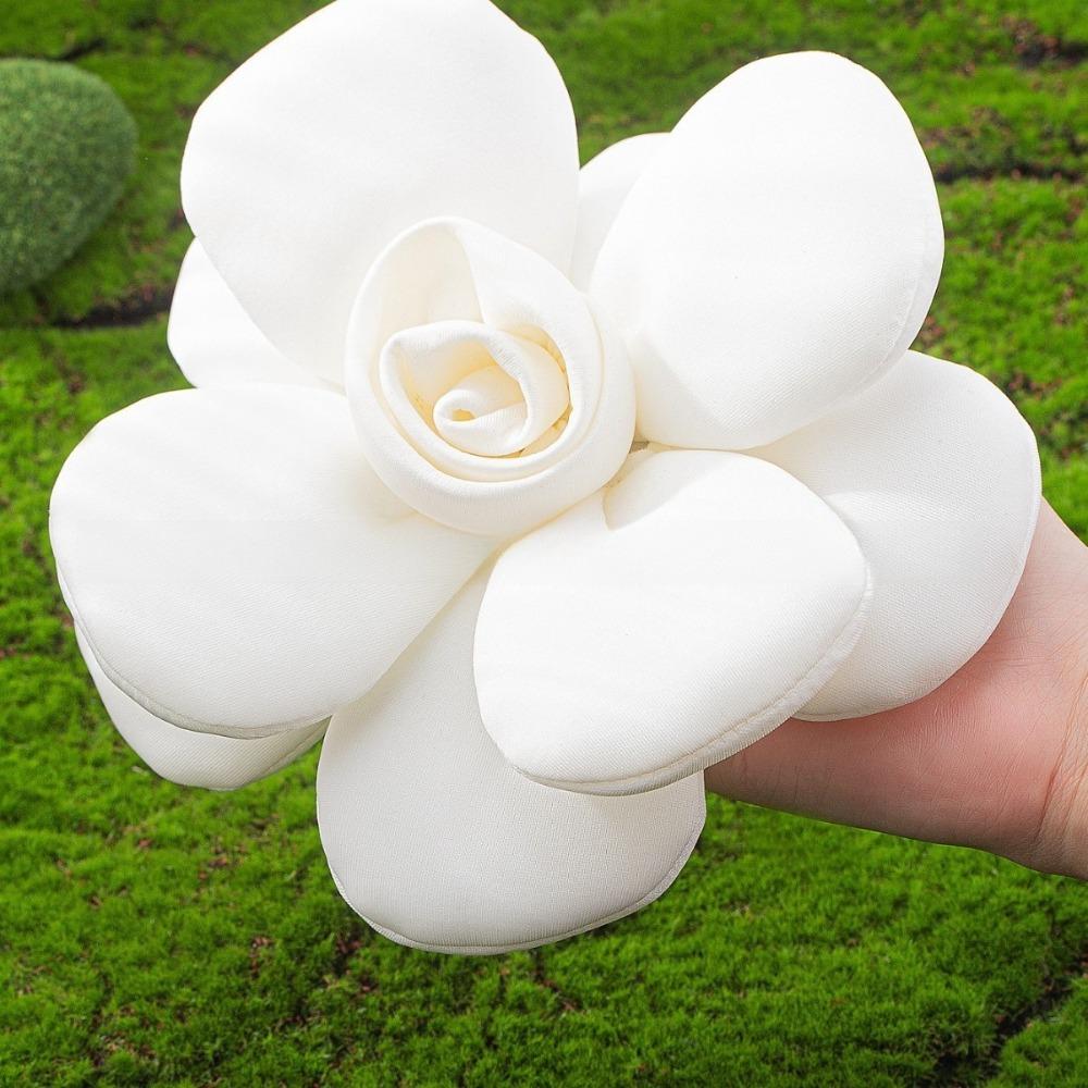 Exquisite Large Flower Corsage Soft Formal Dress Badge 22cm Camellia Brooch  Clothing Accessory