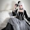 Halloween costume for adults: zombie bride, ghost bride, vampire, demon, angel, witch, queen, and court-style dress