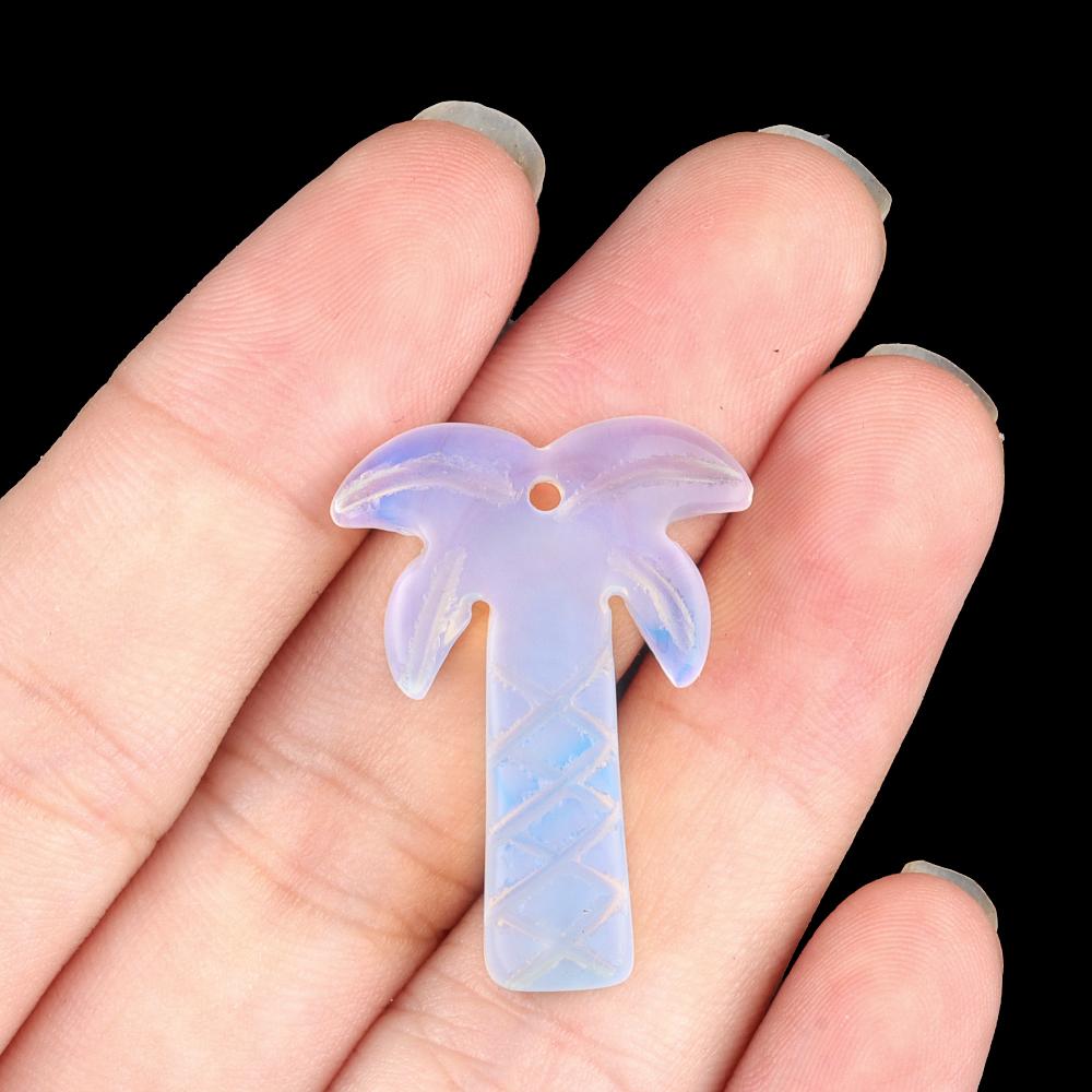 Кулон из розового кварца, натуральный камень, в форме кокоса, небольшой кулон для самостоятельного изготовления ювелирных изделий, сережек, ожерелья, браслета, аксессуаров