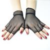 Women Men Fishing Net Stretch Half-finger Gloves Lace Mittens Short Gloves Mesh Fishnet Gloves