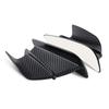 Universal Motorcycle Side Wing Carbon Fiber Bright Black Side Panel Winglets Fairing Winglets Side