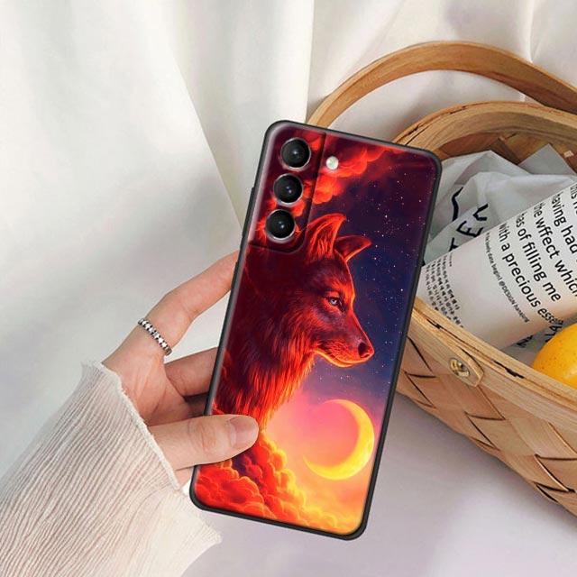 Милый Чехол для Телефона с Животным Лисой Для Samsung Galaxy S24FE S23 5G S20 S21 FE S25 S22 Ultra S24 Plus Чехлы Мягкий ТПУ Силиконовый Чехол Лисы