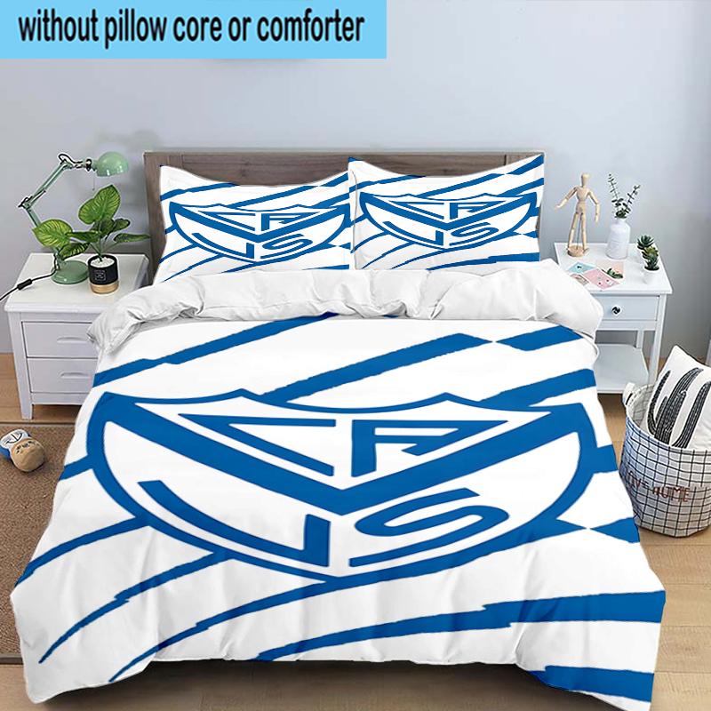 Club Atlético Vélez Sársfield 3PCS Bedding Set 2D Printing (Includes 1 Duvet Cover + 2 Pillowcases Coreless), Bedroom decor,Fan gift