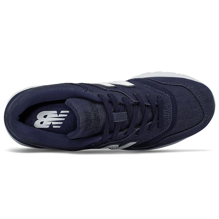 New Balance Nb 997 Ретро Универсальные Тканевые Низкие Кроссовки для Бега Женские кроссовки Темно-синие WL997HDI