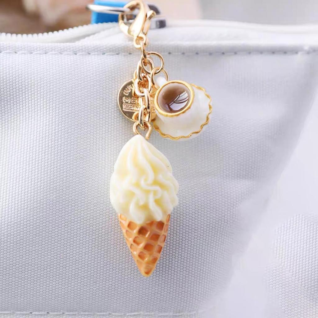 Модный брелок для мороженого с пряжкой Практичный и привлекающий внимание аксессуар для студентов и законодателей моды Используйте