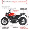1:12 Модели Мотоциклов Honda CB400F CBR1000 Игрушечные Машинки Металлический Корпус Резиновые Шины Амортизация Модели Двигателей Подарки на День Рождения