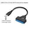 Кабель Sata на USB Адаптер USB 3.0/2.0/Type C для 2,5-дюймового жесткого диска Sata - Внешний конвертер для передачи данных SSD/HDD
