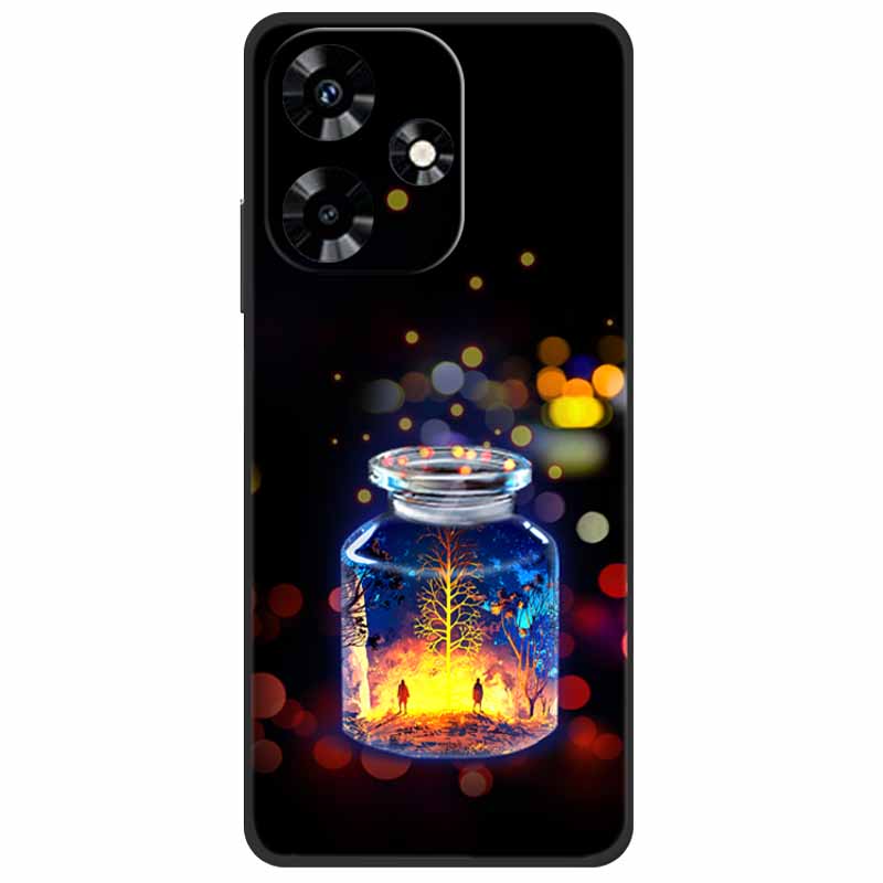 Для Infinix Hot 30i NFC Чехол X669D Силиконовый Волк Лев TPU Мягкий Fundas Для Infinix Hot 30i X669C Hot30i 2023 Защитный Черный Capa