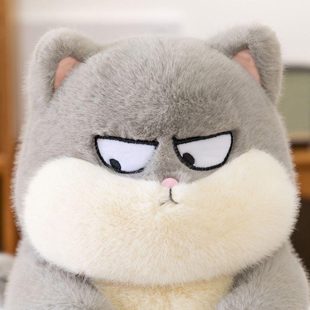 Fluffy Cat Stuffed Animal Doll PP Cotton Kitty Stuffed Animals Toys  Decoration Gifts