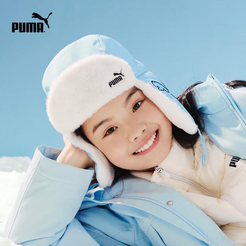 Puma Детская теплая шапка с ушками