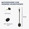 Kwmobile Совместимый с SteelSeries Arctis 1 Сменный микрофон Игровая гарнитура Съемный Черный - 3,5 мм