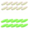 10Pcs Squid Baits Lure Hook Sleeve Glow Fishing Hook Tubes Fishing Tool Glowing Tube Fish Hook Accessories