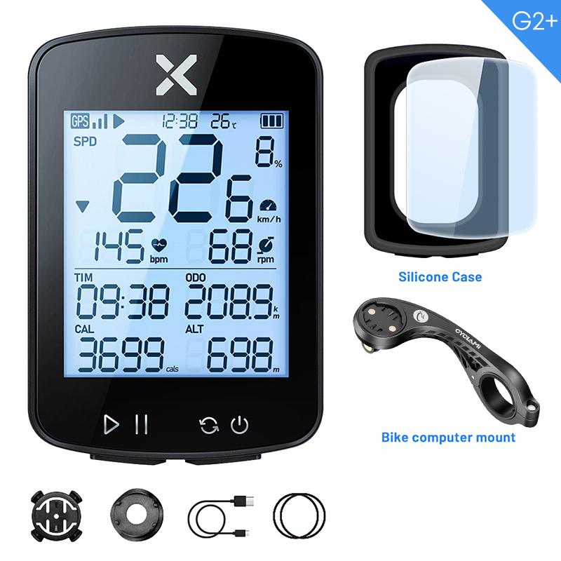 Выбор Версия xoss G+ G2 G плюс 2 Велокомпьютер GPS Поколение Велосипедный Беспроводной Спидометр Трекер Одометр Дорожный MTB Велосипед ANT+