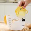 Мерный стакан 1 л с линией шкалы и фильтром Кухонный контейнер для перемешивания продуктов Венчик для яиц Мерный стакан Инструменты для выпечки