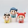 5pcs Crayon Shinchan Handmade Cartoon Model Furniture Decor Ornaments Desktop