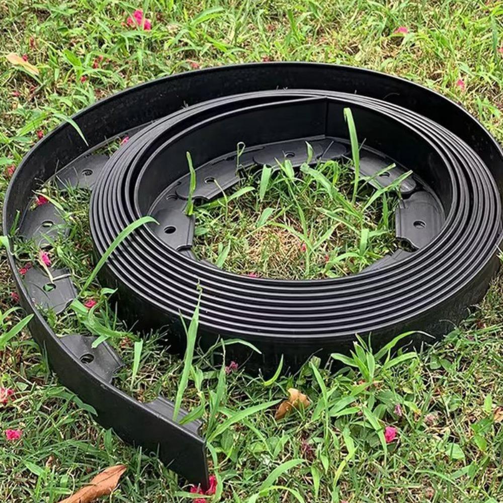 DIY Outdoor Lawn Border Palisade Gardening Decorative Garden Lawn Edging Plant Protection Plastic Grass Border Fence