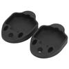 1 Pair Cycling Cleats Cover Rubber Bike Shoe Cleats Protective Cover for Mountain Bike Black