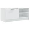 TV Cabinets (2 pcs) High Gloss White 80 x 35 x 36.5 cm Engineered Wood