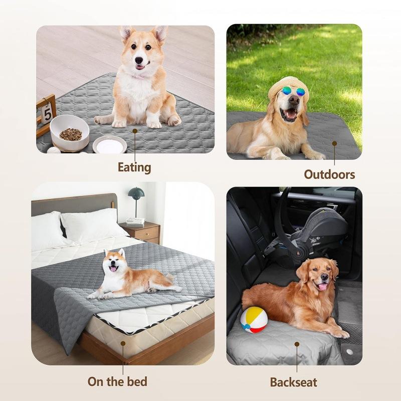 Waterproof and Anti Slip Dog Bed Cover Cat/dog Car Sofa Furniture Mattress Protector Reusable High Water Absorption Seat Cover