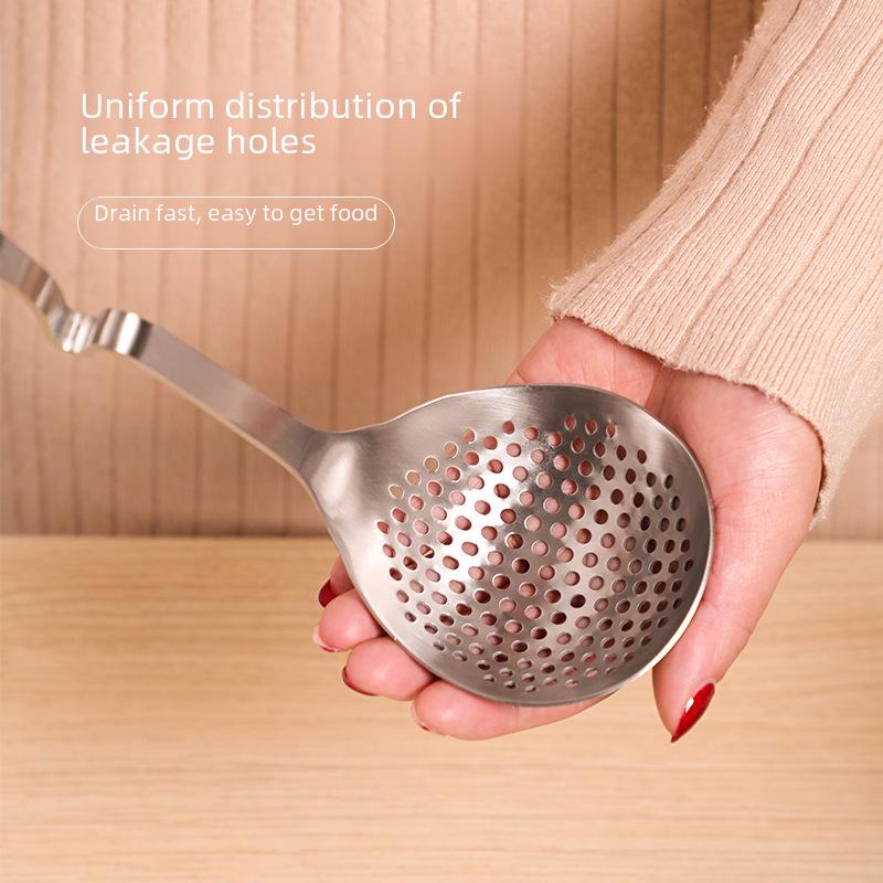 Японская ложка для супа из нержавеющей стали 304 с длинной ручкой — креативный дизайн для каши/горячего горшка в домашнем хозяйстве