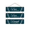 Live Love Laugh Wooden Hanger for Home Decor | Office | Living Room | Gifts | Bedroom | Quotes Decorative Items | Wall Hangings for Decoration