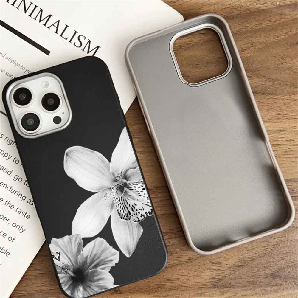 Прозрачный узорчатый цветочный чехол для телефона, кожаный чехол для Samsung Iphone Xiaomi, устойчивый к царапинам чехол для мобильного телефона, чехол для телефона