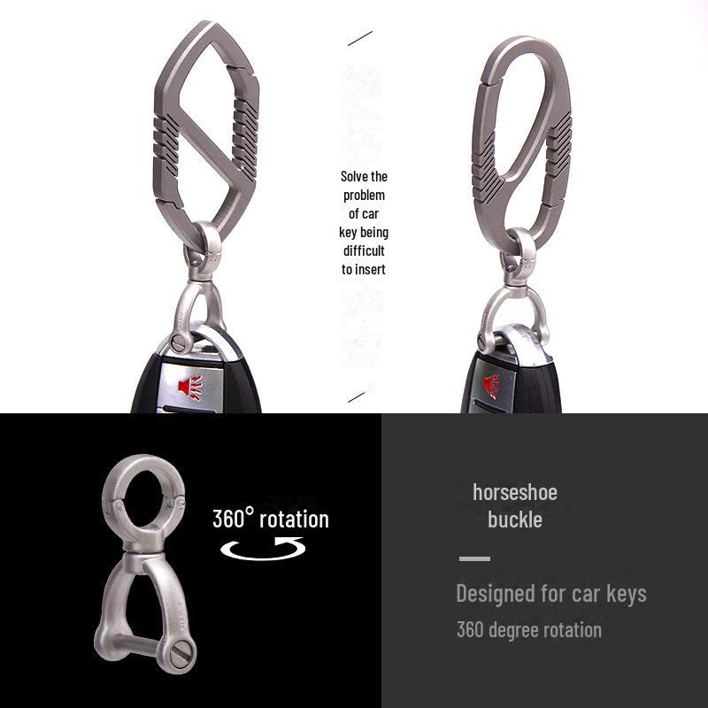 Мужской высококачественный брелок-подвеска из титанового сплава