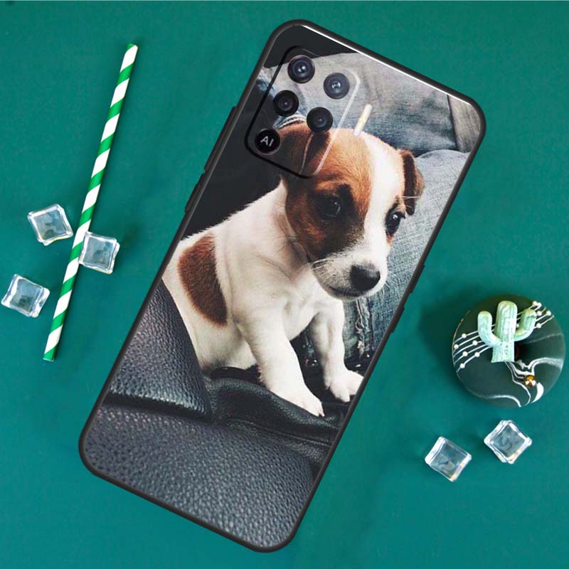 Чехол для собаки породы Джек-рассел-терьер для Oppo A60 A40 A80 A16 A76 A96 A18 A38 A58 A78 A98 A91 A15 A17 A74 A94 A54 A57S