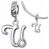 Charms Letter U Pendant Pr 925 Bead Hanging Letter Zircons