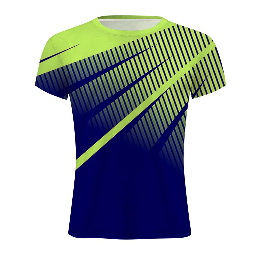 Летняя футболка с круглым вырезом, 3D-принтом современных художественных узоров, модная повседневная мужская футболка с короткими рукавами