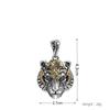 1pcs Vintage Necklace For Both Men And Women Fashion Trend Tiger Head Pendant Jewelry