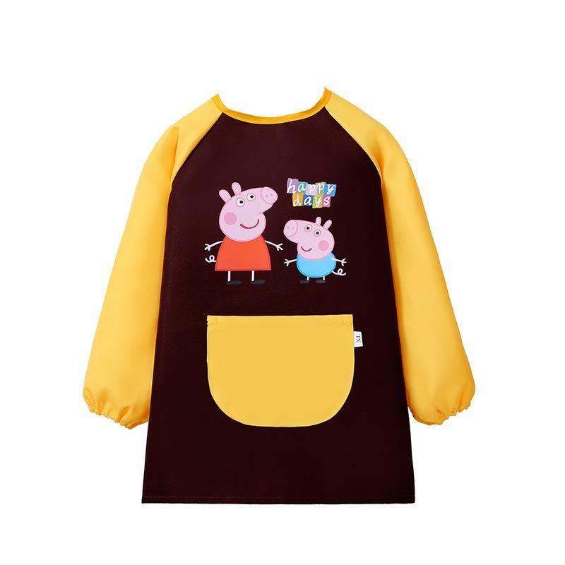 Длинный рукав фартук для детей художественный халат прочный водонепроницаемый нагрудники для кормления малышей кухонный фартук для детей детские фартуки для рисования