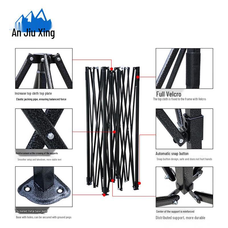 Anjiuxing Foldable Canopy Tent