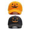 Вышитая бейсболка для взрослого ребенка, шляпа с лицом тыквы, подходящая ко всему, шляпа хип-хоп для девочки/мальчика, шляпа для Хэллоуина, головной убор