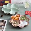 Heart Shaped Fruit Platter Creative Plates Storage Box Dried Fruit Snack Plates Divided Candy Dessert Plate Container