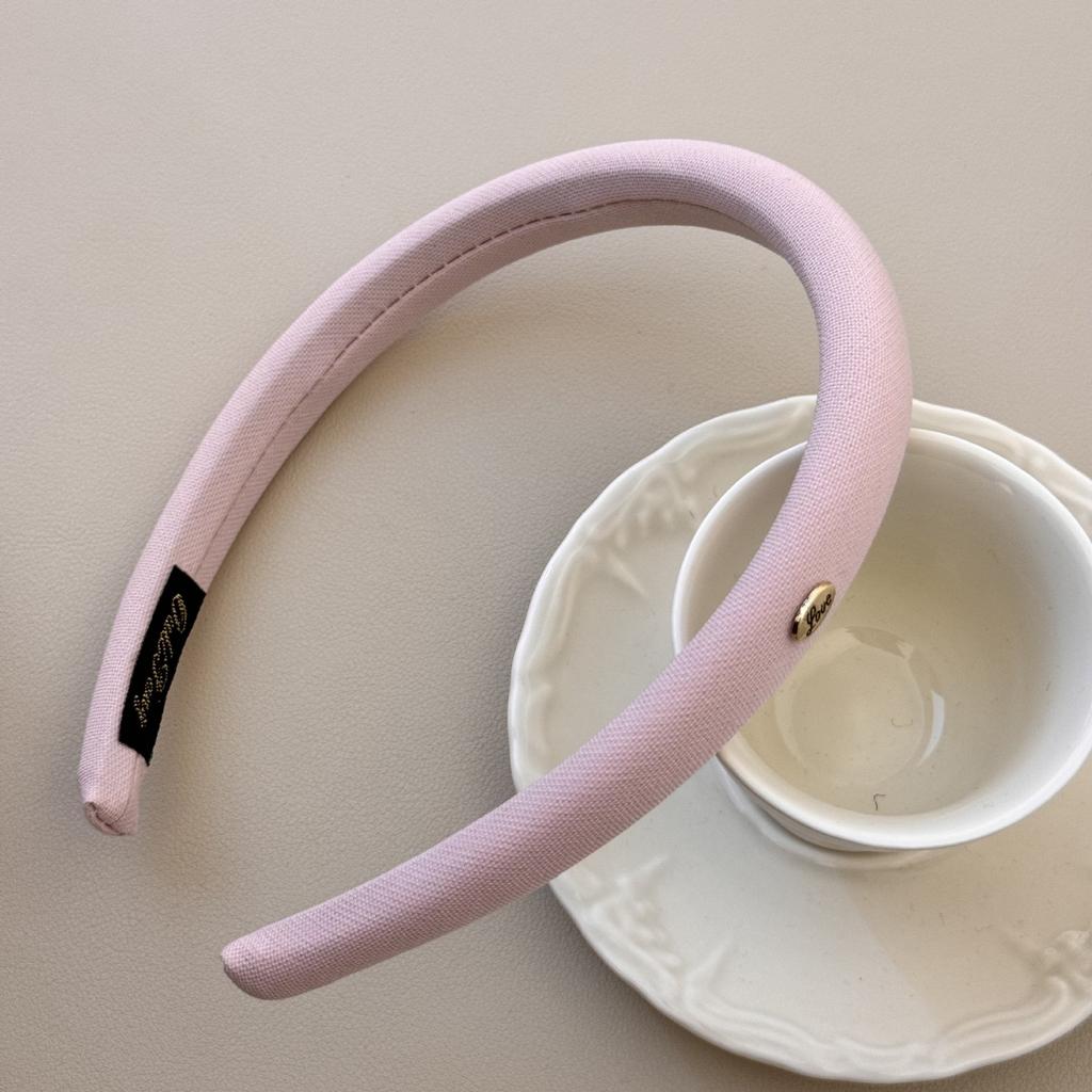 Autumn Winter 2024 Korean Style High Crown Macaron Color Headband for Women New Fashionable High-End Feel Hairband
