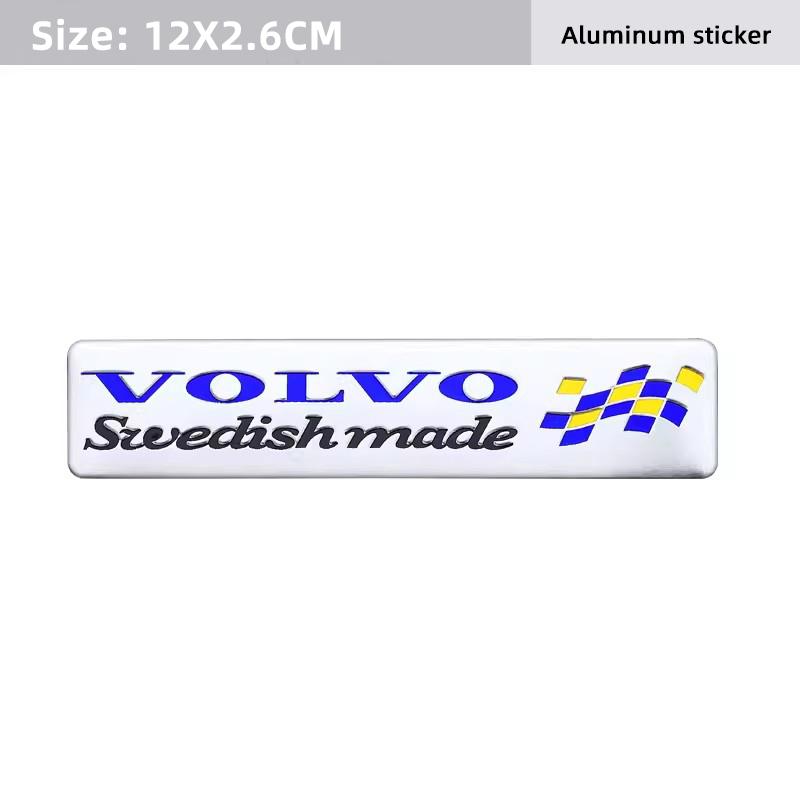 3D Emblem Sticker Logo Car Fender Badge Trunk Decal For Volvo ES90 EC40 EX40 EM90 XC90 V90 V60 XC60 V40 S80 S60 S90 XC40 XC70
