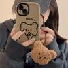 For Apple 15 Mobile Phone Case for IPhone14promax Women's Model for Apple 13 Cartoon Bear Xr/16 Anti-fall 12