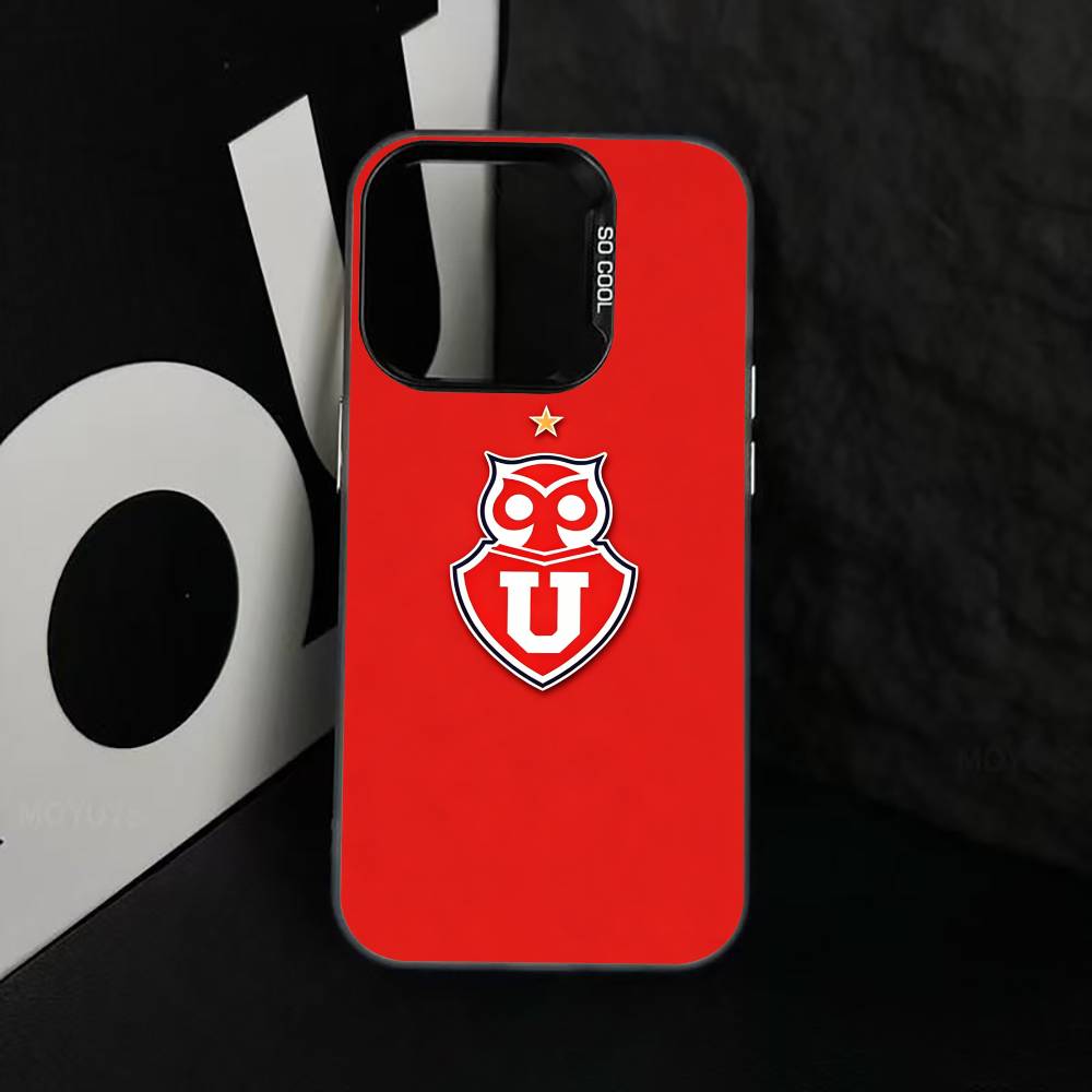 U de Chile Phone Case For iPhone 17,16,15,14,13,12,11 Plus,Pro Max,XS,Colorful Silver Phone case Funda Cover