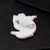 Fashion Retro Shell Bird Shape Brooches Fashionable High-end Breastpin for Women