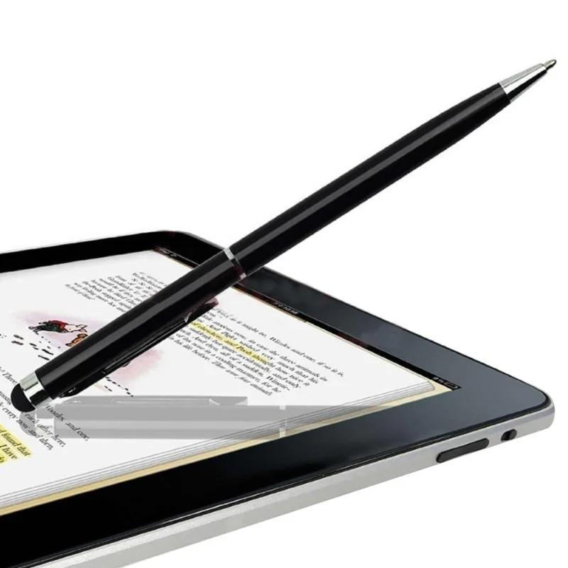 1 шт. 2 в 1 Полезный дизайн Планшет для iPad Смартфон Сенсорный экран Стилус+Шариковая ручка Стилус для сенсорного экрана смартфона