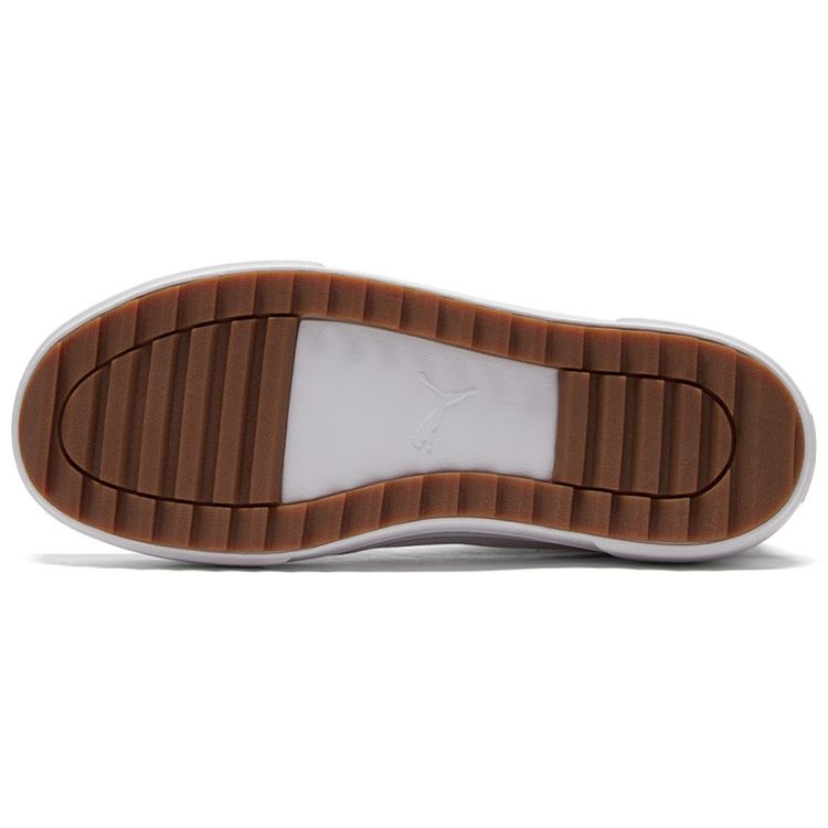 Puma Kaia Mid Cv Thick Sole High Top Sneakers Women Sneakers Black White 384409-02