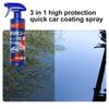 Спрей для керамического покрытия 3 в 1 500 мл Защита от царапин Керамическая очистка для автомобилей Мотоциклов Полироль Высокая защита Покрытие для защиты автомобиля