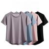 Летняя дышащая футболка свободного кроя для бега, йоги, быстросохнущая, с коротким рукавом, для женщин, тренировок, спортзала, фитнеса, спорта