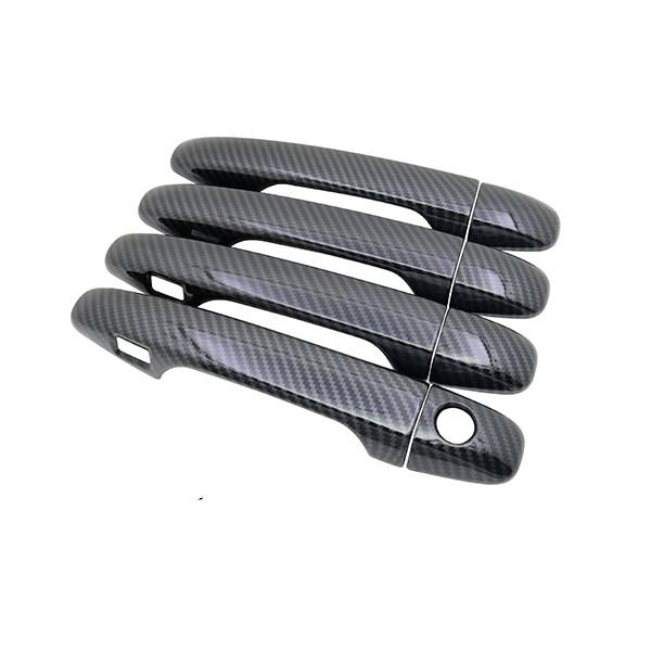 For Toyota Mark X 2010 2011 2012 2013 2014 2015 2016 Carbon Fiber Car Door Handle Cover Pad Sticker Overlay Styling