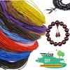 Эластичный шнур для бисероплетения: Идеально подходит для бусин, игрушек, ручных или буддийских бусин, плетеных шнуров, эластичных лент и резинок с обмоткой.