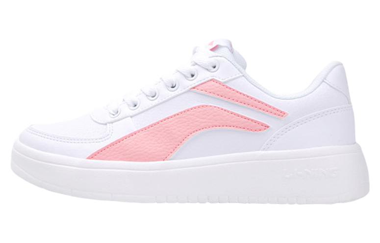 Li Ning Synthetic Leather Low top Slip Resistant Abrasion Resistant Slip Resistant Abrasion Resistant Skateboard Shoes AGCR470-4