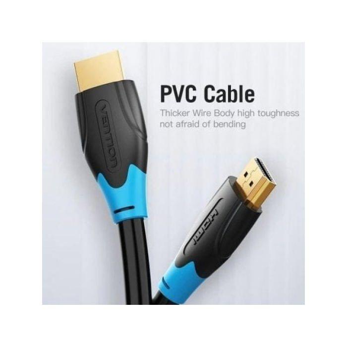 Cable HDMI Vention AACBQ 2.0 4K 20m UHD HDR Macho a Macho Negro